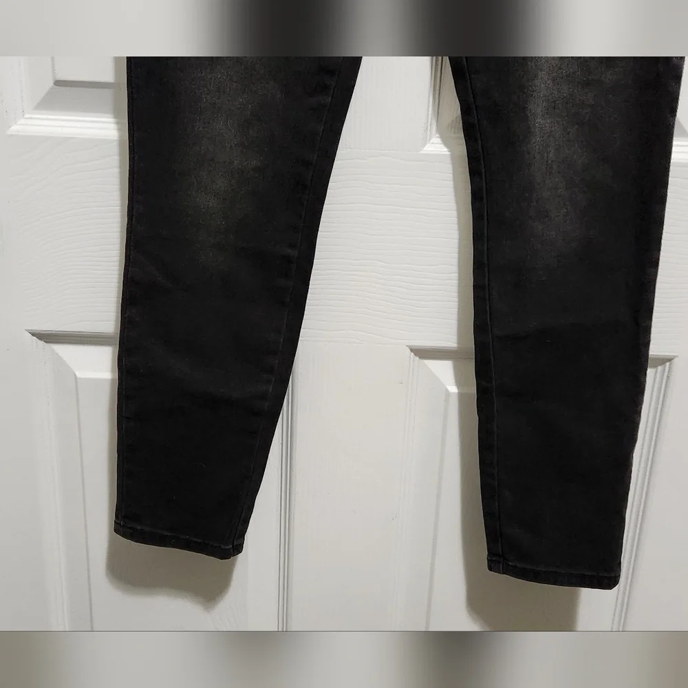 NWT Justice girl's black high rise jeggings size 16